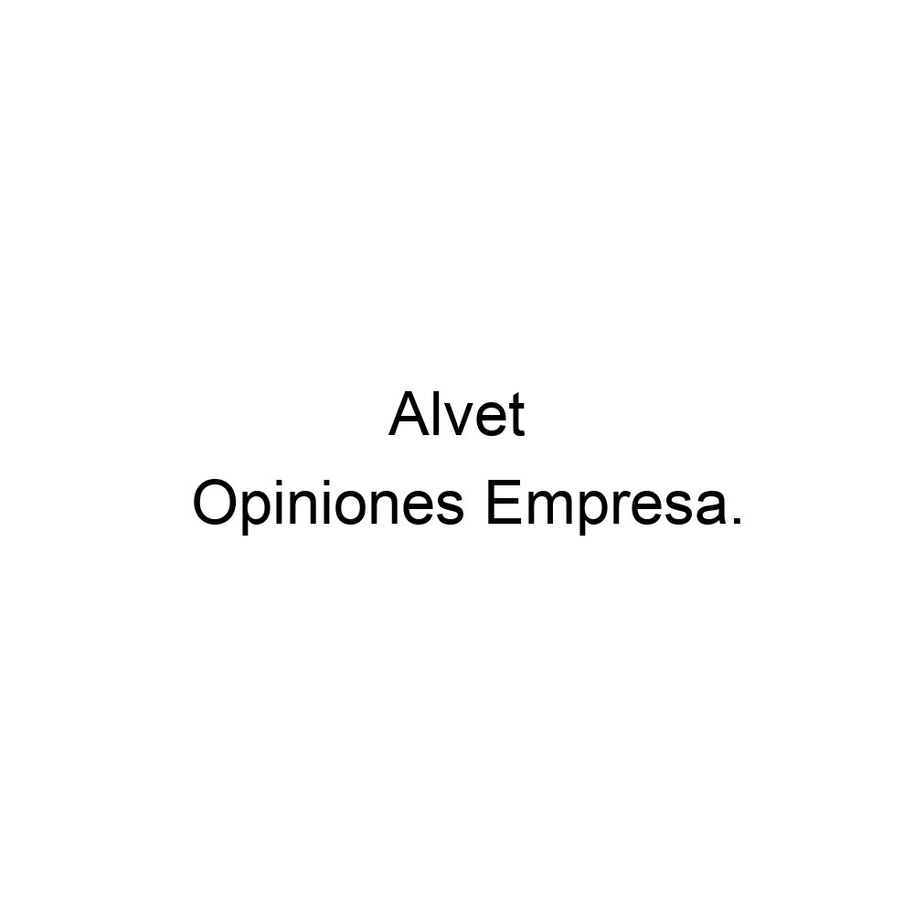 Opiniones Alvet, 0443339591227
